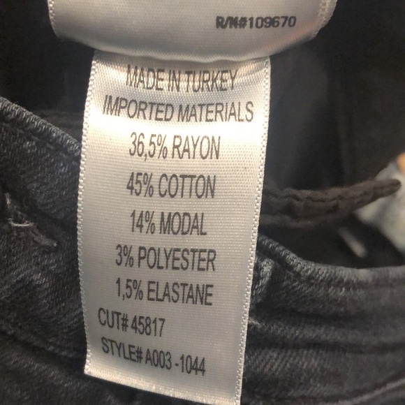 AGOLDE Sophie Dark Wash High Rise Skinny Jeans 26 - Picture 10 of 10